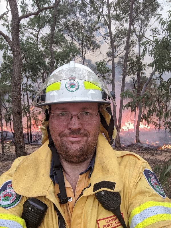 Ivan Hamilton firefighting