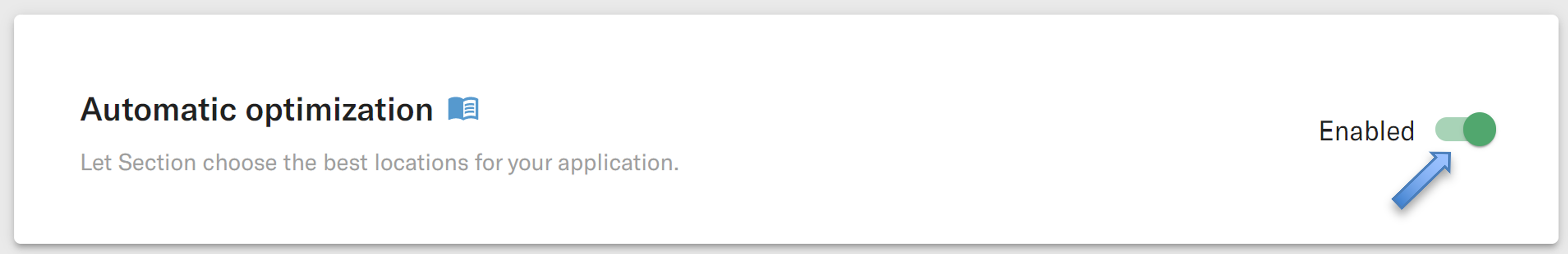Auto optimize Locations