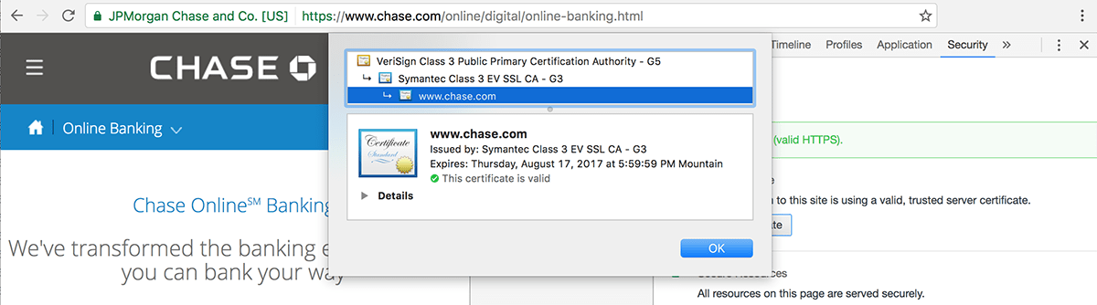certificate validation