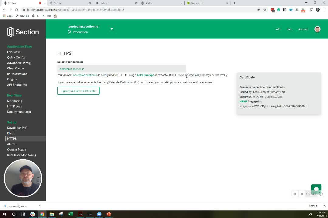 https on section